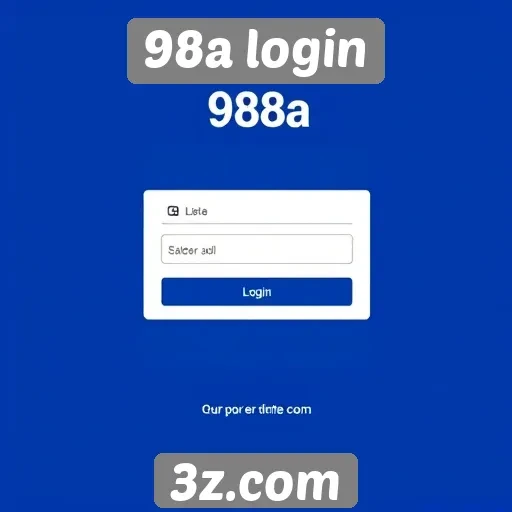 Facilidade de navegação no 98a login
