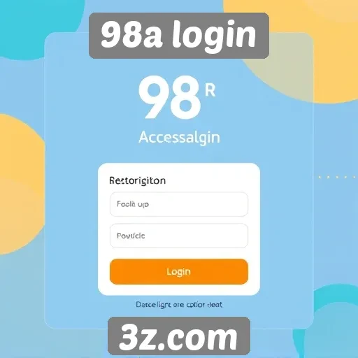Acessibilidade do site 98a login para novos usuários