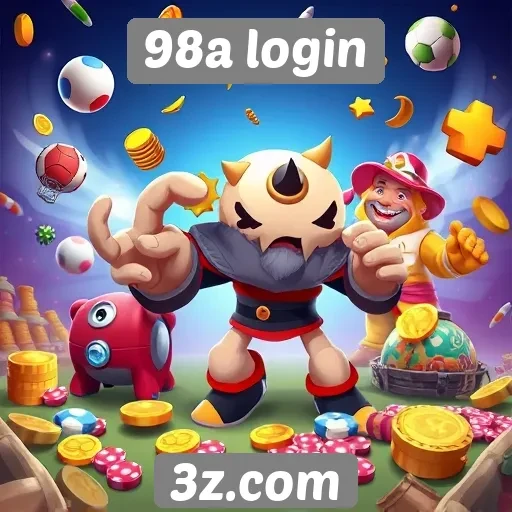 Variedade de jogos disponíveis no 98a login